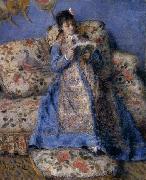 Camille Monet reading Pierre-Auguste Renoir
